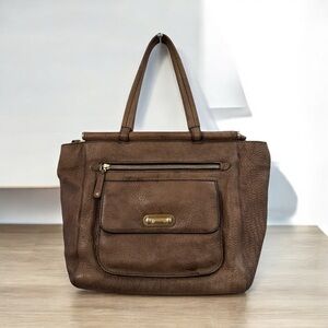 VINTAGE TOD’S BROWN LEATHER PEBBLED TOTE SHOULDER BAG